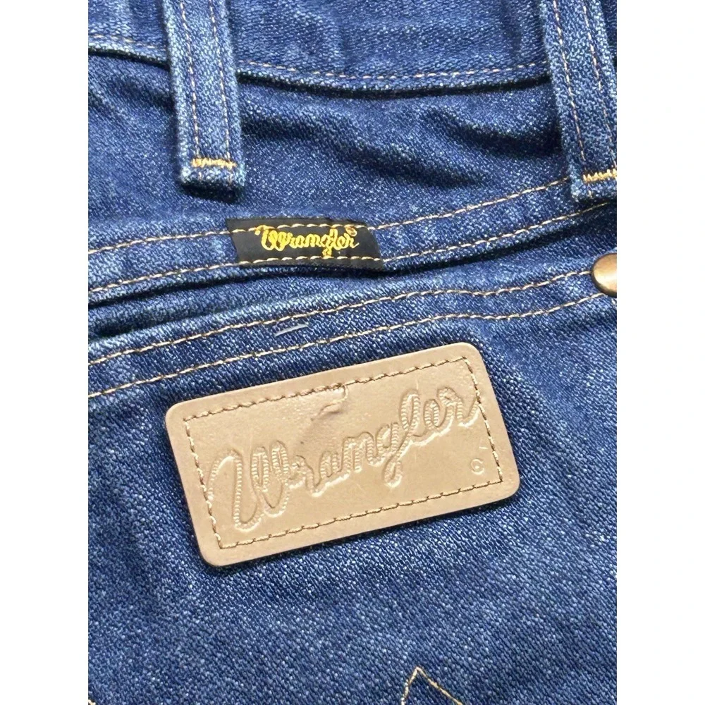 Wrangler 13MWZ Cowboy Cut Jeans Mens 27x34 Blue Denim Western Workwear Rodeo